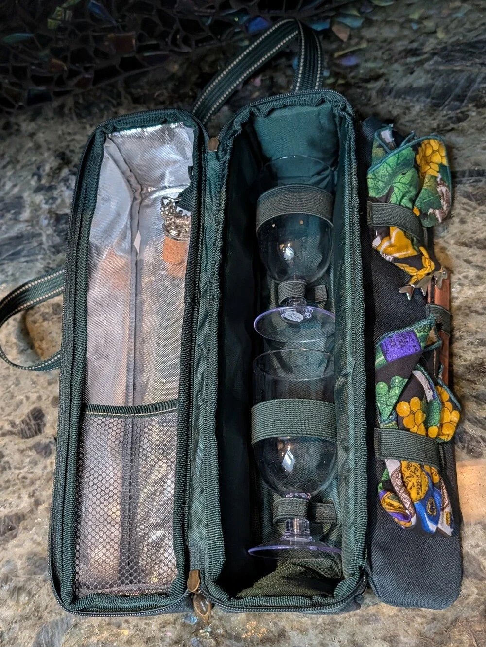 Vintage wine carrying